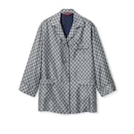 GG silk twill shirt