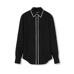 Camicia in gabardina di lana