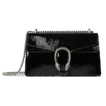 black patent leather