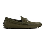 dark green suede