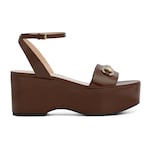 dark brown leather