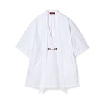 Cotton poplin dress with Horsebit