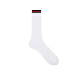 Cotton blend socks with Web in white | GUCCI® US