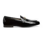 black patent leather
