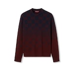 GG degradé wool jacquard sweater