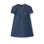Denim dress with Horsebit