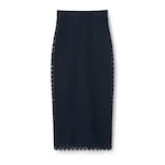 Double G flower lace skirt
