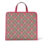 tessuto GG Supreme beige ed ebano
