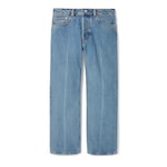 Pantalone corto a vita bassa in denim