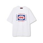 GUCCI プリント コットンジャージー Tシャツ ・ホワイト | GUCCI公式