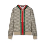 Technical jersey zip jacket with Web