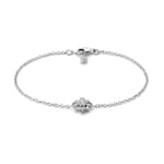 〔グッチ フローラ〕日本限定 18K ダイヤモンド チェーンブレスレット