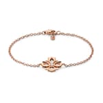 Gucci Flora 18k diamond chain bracelet
