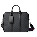 GG Black medium briefcase 