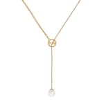 Gucci Blondie pearl drop necklace