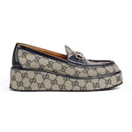 beige and blue GG canvas