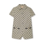 Children's GG canvas playsuit