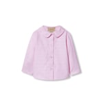 Camicia neonato in cotone Oxford con motivo GG