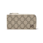 GG zip card case with GG detail