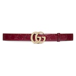Rosso Ancora red GG leather