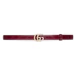 Rosso Ancora red GG leather