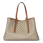 beige and dark brown fabric