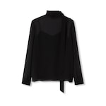 Silk georgette top