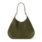 dark green GG suede