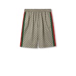 Shorts in jersey tecnico con nastro Web