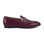 dark purple leather