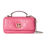 pink GG leather