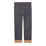 Denim pant with cuffs