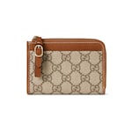 beige and dark brown fabric