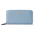 light blue leather