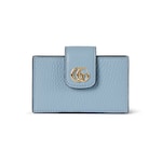 light blue leather
