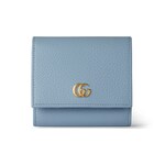 light blue leather