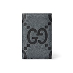 dark grey and black leather