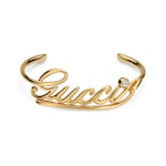 Bracciale rigido con scritta Gucci