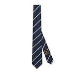 dark blue, green and white