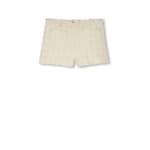 Shorts in tweed di lana
