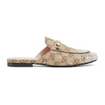 Women's Princetown slipper with crystal Horsebit