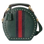 green leather