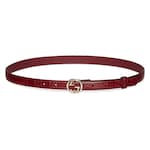 Rosso Ancora red GG leather