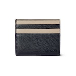 dark blue and oatmeal leather