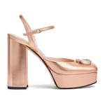 Women's platform pump with Double G