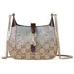 beige and dark brown GG canvas