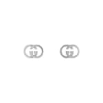 GUCCI スタッズピアス スターリングシルバー ダブルG スタッズ ピアス ・スターリングシルバー | GUCCI公式