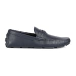 blaues Leder