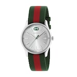 G-タイムレス〕ウォッチ（38 mm） ・グリーン/レッド/グリーン