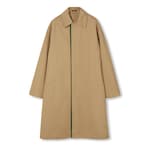Embossed cotton coat with Web